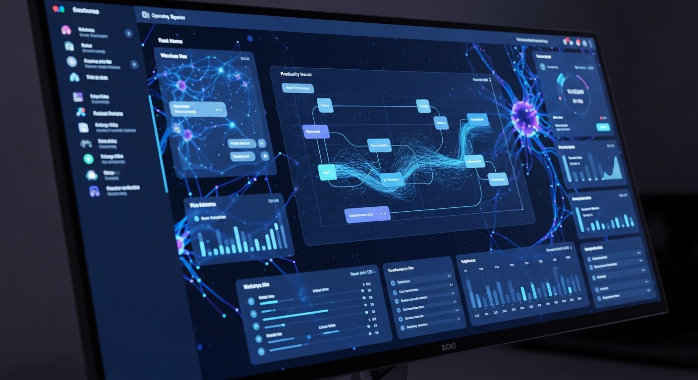 Zenfox AI operating system dashboard - agentic AI platform for professionals